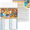 Gadget personalizzate. Calendario Fiabe trimestrale - 12 fogli 28,8 x 47 cm - personalizzate o neutre