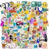 NONE 50 Pezzi Di Animazione Del Fumetto Dell'Ora Di Avventura Bagagli Laptop Frigorif