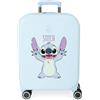Disney Joumma Disney Stitch Playfull Valigia per bambini Valigia rigida ABS Chiusura TSA 4 Ruote Bagagli a Mano, turchese, Taglia unica per tutti