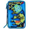 SEVEN ASTUCCIO 3 ZIP SJ GANG SOFT POUCH BOY 30C202612899