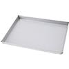 Paderno Teglia Rettangolare per Torte, Biscotti, Pizze e Focacce in Alluminato, Cottura Rapida e Uniforme, Altezza 3 cm, Dimensioni 40x30 cm