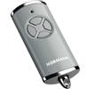 Hörmann Trasmettitore manuale HSE 4 BS (frequenza 868 MHz, grigio lucido, azionamento porta garage con tappi cromati, batterie, dimensioni 28 x 70 x 14 mm, anello portachiavi) 4511577