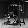 Dardoo Racing Simulator Cockpit con Triple Monitor Stand Fit Logitech G920 G29