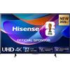 Hisense Smart TV 50 Pollici 4K LED VIDAA Nero Hisense 50A69S