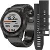 Garmin FENIX 7X SAPPHIRE SOLAR Carbon Grey Titanio + Cinturino 51mm 010-02541-27