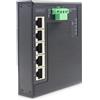 ‎DIGITUS DIGITUS Switch di Rete Flat - Gigabit Ethernet 5 Porte - Montaggio su DIN Rail -