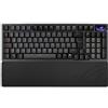 ASUS ROG Azoth 96 HE tastiera Gaming USB + RF Wireless + Bluetooth QWERTZ Nero