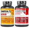 Vitastrong Omega-3 & Complesso Colesterolo - Supporto per cuore e meta