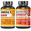 Vitastrong Omega-3 & Multivitaminico - Energia, sistema immunitario ed