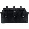ZipSeven Deambulatore Sotto Sedile Borsa Pieghevole Sottosella Walker Pouch Tessuto Rollator Basket Accessori per 4 Ruote Walker per Senior Nero