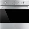 SMEG Forno Elettrico da Incasso SF6381X Capacita 70 L Multifunzione Ventilato Colore Inox
