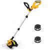 Retek Tagliabordi 3 in 1 senza fili (senza batteria) compatibile con batteria Dewalt da 20 V, diametro di taglio 30,5 cm, alimentazione automatica della linea, mangia-erbacce/tagliabordi pieghevole per