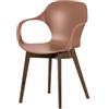 Connubia Sedia Ops! CB2353 con struttura in legno e seduta a scelta - Con braccioli