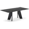 Connubia Tavolo allungabile Victor CB4868-R 160 con struttura in frassino e piano in ceramica da 160(240)x90 cm