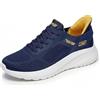 Skechers Hands Free Slip-ins Squad Chaos-Solid Step, Scarpe da Ginnastica Uomo, Blu Marino, 42.5 EU
