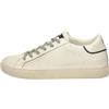 Crime London, Low Top Essential, Scarpe Moda Fashion Unisex (White Grey, Sistema Taglie Calzature EU, Adulto, Numero, Media, 40)