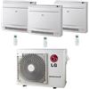Lg Climatizzatore Condizionatore LG Console R32 Trial Split Standard Inverter 9000 + 9000 + 12000 BTU con U.E. MU4R25 NOVITÁ Classe A++/A+