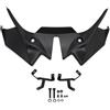 Smarbettiy Deflettore per alette inferiore per Kawasaki Z650 2020 2024, facile installazione, realizzata con materiali (nero)