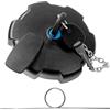 TXHKNX Tappo Serbatoio Carburante Auto con Serratura, Tappo Benzina Universale 80 mm in ABS, con Catena + 2 Chiavi + Gancio, Accessori Auto per MAN TGA TGX TGS e Mercedes Actros Atego, Antifurto
