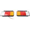Acouto 44LED per Camion, Lampada Posteriore Impermeabile con 3 Colori per Isuzu Elf Truck NPR HD NKR NRR FRR, Materiale ABS LED