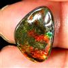 Gemstonedesire 7,75 ct affascinante 100% naturale ammmolite canadese cabina 12x18x4 mm pietr...