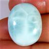 Gemstonedesire 29,20 Cts Natural Sky Blue Larimar Ovale Cabochon 18x23x8mm Pietra Preziosa S...