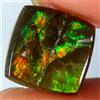Gemstonedesire 5,00 ct.100% naturale multi fuoco ammmolite cuscino cabochon 10x10x3 mm pietr...