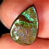 Gemstonedesire 6,05 ct. 100% naturale multi fuoco ammolite pera cabochon 10 x 15 x 3 mm piet...
