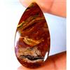 Gemstonedesire 23,70 ct. 100% naturale Golden Power Pietersite Pear Cab 20x39x4 mm pietra pr...