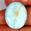 Gemstonedesire 21,90 Cts Natural Sky Blue Larimar ovale cabochon 18x23x5 mm pietra preziosa ...