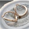 ORECCHINI CERCHI BOMBATI IN ORO 750/1000, 18KT.
