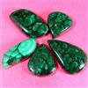 Gemstonedesire Lotto all'ingrosso di malachite verde brillante 100% naturale 111,70 ct. Mix ...