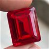 Naturale 89.50 KT Sangue Rosso Rubino Smeraldo Certificato Loose Gemma Big Size