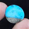 Certificato Turchese Naturale 13.20 KT Carino Blu Cabochon Loose Gemma