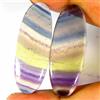 Gemstonedesire 77,30Cts Natural Design Fluorite Ovale Cab Matched Pair 14x40x5mm Top Gemstone