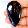 Gemstonedesire 60,90 ct 100% naturale multi potenza pietersite pera cabochon 28 x 48 x 5 mm ...