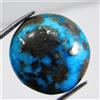 Certificato Turchese Naturale 25.00 KT Carino Blu Rotondo Cabochon Loose Gemma