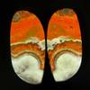 Gemstonedesire 50,85Cts.100%Natural Bumble Bee Eclipse Jasper Fancy 16x35x4mm coppia pietre ...