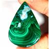 Gemstonedesire 135,10 ct .100% naturale grande malachite crisocolla pera cabina 39 x 59 x 5 ...
