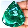 Gemstonedesire 181,30 ct .100% naturale grande malachite crisocolla pera cabina 52 x 60 x 5 ...