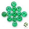 SBI Gems 3.25 MM A 4 Smeraldo Naturale Taglio Rotondo Lotto 14 Pezzi 2.56 Cts Loose Gemme