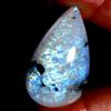 Gemstonedesire Pietra di luna arcobaleno 66,80 ct. 100% potenza naturale pera 27 x 43 x 7 mm...