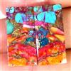 Gemstonedesire 22,15 ct. Coppia di pietre preziose superiori 11x24x3 mm abbinate in rame tur...