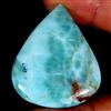 Gemstonedesire 57,10 ct 100% naturale design cielo blu larimar pera cabochon 30 x 37 x 6 mm ...