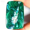 Gemstonedesire 130,00 ct.100% naturale grande malachite crisocolla cuscino cabina 31x48x6 mm...