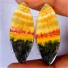 Gemstonedesire Coppia di gemme abbinate 25,60 ct.100% naturale grande collezione Bumble Bee ...