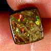 Gemstonedesire 5,50 ct.100% naturale multi fuoco ammmolite cuscino cabochon 10 x 11 x 3 mm p...