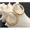 ORECCHINI CERCHI IN ORO 750/1000 18 kt