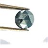 NATURAL ROSE CUT DIAMONDS Diamante Naturale Rustico Diametro Blu Rotondo Rose-Cut 0.84tcw 5.8 MM Per Love