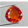 Certificato 3.5 KT Pera,Bella Qualità Gemma Non Scaldato Orange Spinello _ Burma
